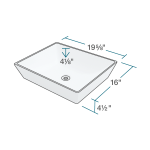 V370-White Porcelain Vessel Sink