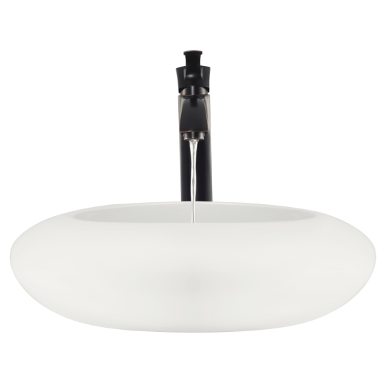 V90-Bisque Porcelain Sink