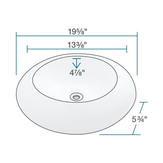 V90-Bisque Porcelain Sink