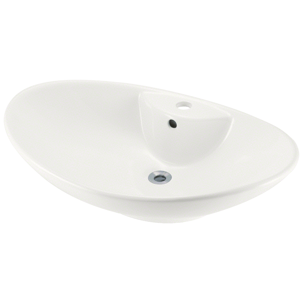 V2102-Bisque Porcelain Vessel Sink