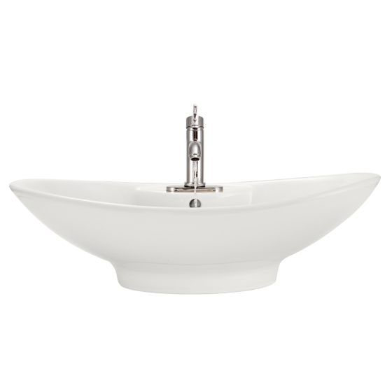 V2102-Bisque Porcelain Vessel Sink