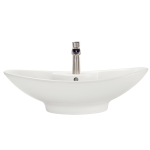 V2102-Bisque Porcelain Vessel Sink