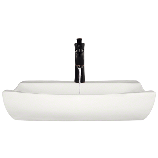 V2302-Bisque Porcelain Vessel Sink