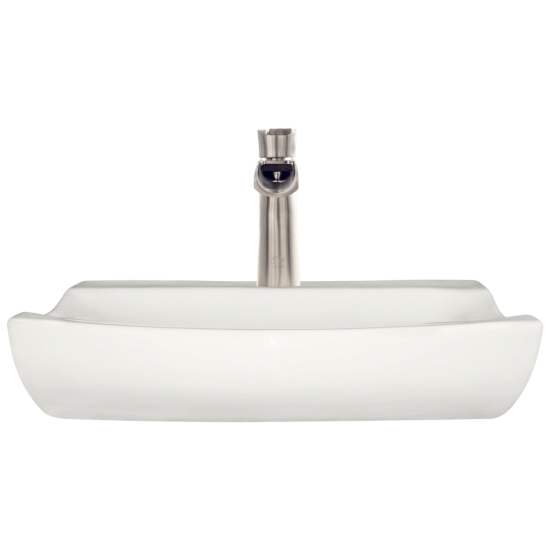 V2302-Bisque Porcelain Vessel Sink
