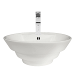 V2003-Bisque Porcelain Vessel Sink