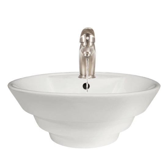 V2003-Bisque Porcelain Vessel Sink