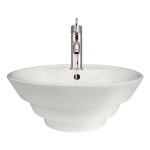 V2003-Bisque Porcelain Vessel Sink