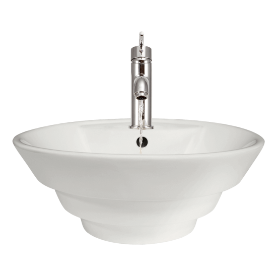 V2003-Bisque Porcelain Vessel Sink