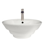 V2003-Bisque Porcelain Vessel Sink