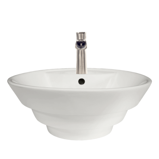 V2003-Bisque Porcelain Vessel Sink