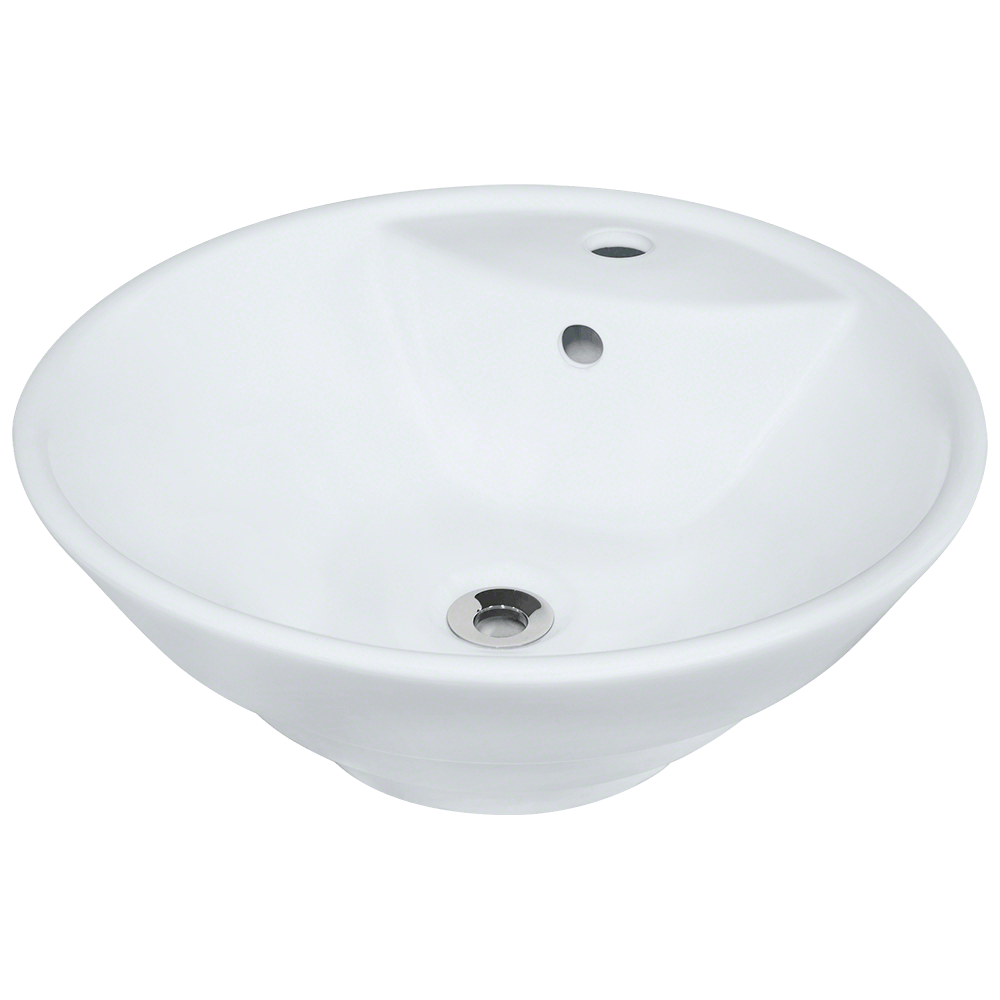 V2003-White Porcelain Vessel Sink