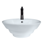 V2003-White Porcelain Vessel Sink