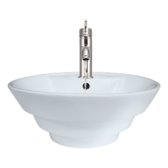 V2003-White Porcelain Vessel Sink