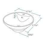 V2003-White Porcelain Vessel Sink