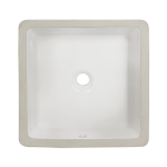 U1414-Bisque Square Porcelain Sink