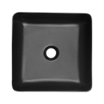 V420 Matte Black Porcelain Vessel Sink
