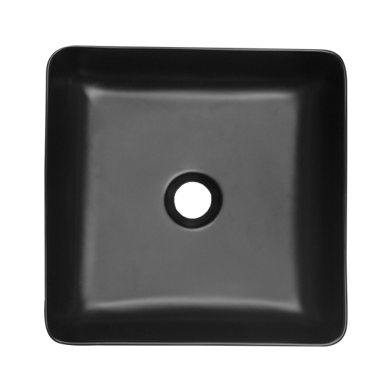 V420 Matte Black Porcelain Vessel Sink