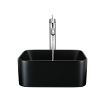 V420 Matte Black Porcelain Vessel Sink