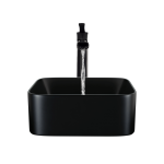 V420 Matte Black Porcelain Vessel Sink