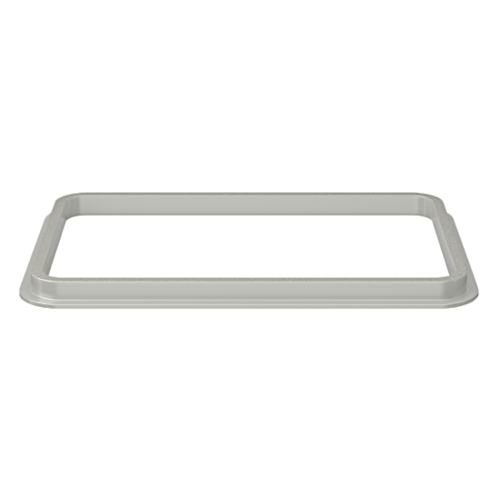 U1913B-SLG Rectangular Porcelain Sink with Gray SinkLink