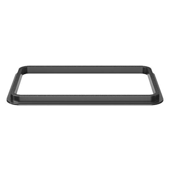 U1913BL-SLBL Rectangular Porcelain Sink with Black SinkLink