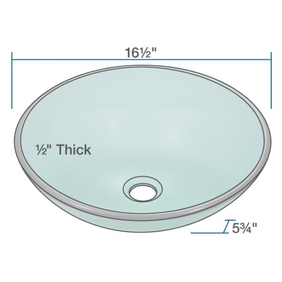 601-Emerald Colored Glass Vessel Sink