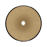 601-Taupe Colored Glass Vessel Sink