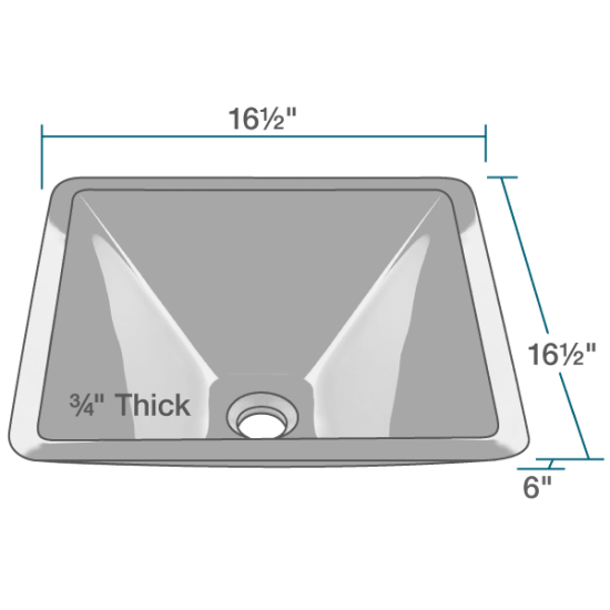 603-Black Dark Colored Glass Vessel Sink
