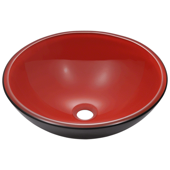 606 Double Layer Glass Vessel Sink