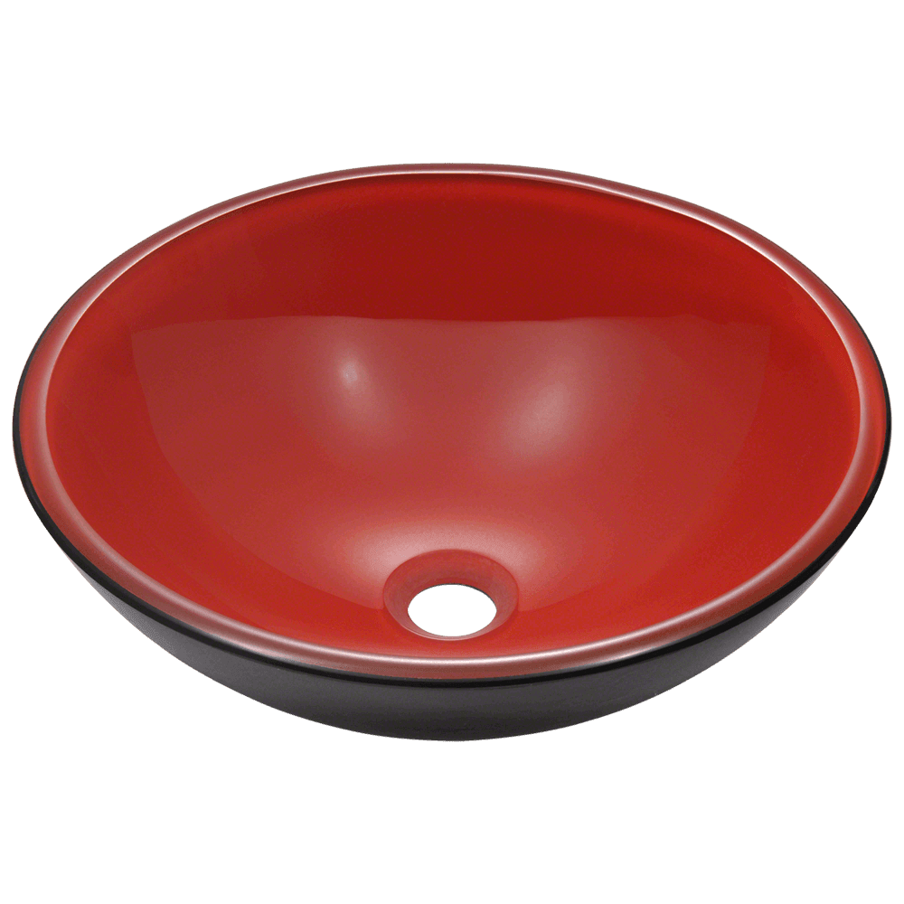 606 Double Layer Glass Vessel Sink