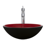606 Double Layer Glass Vessel Sink
