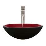 606 Double Layer Glass Vessel Sink