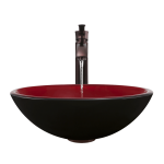606 Double Layer Glass Vessel Sink