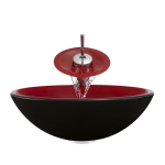 606 Double Layer Glass Vessel Sink