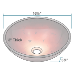 607 Foil Undertone Glass Vessel Sink
