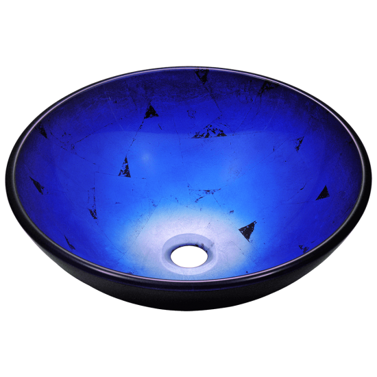 608 Foil Undertone Glass Vessel Sink