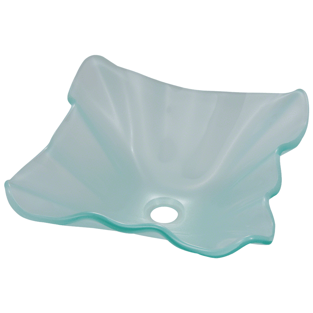 611 Frosted Glass Vessel Sink