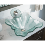 611 Frosted Glass Vessel Sink