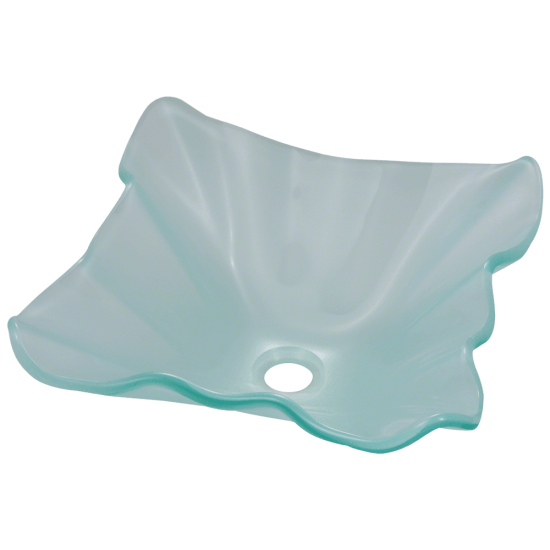 611 Frosted Glass Vessel Sink