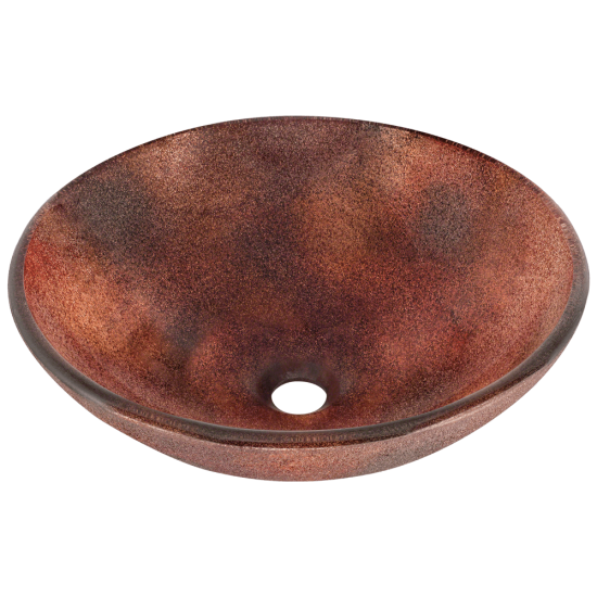 614 Textured Glass Vessel Sink