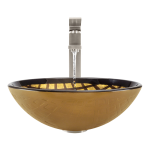 635 Foil Undertone Glass Vessel Sink