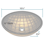 635 Foil Undertone Glass Vessel Sink