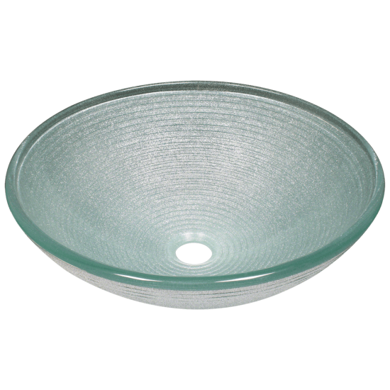 636 Foil Undertone Glass Vessel Sink