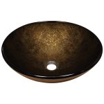 637 Foil Undertone Glass Vessel Sink