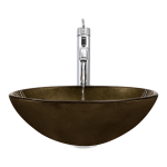 637 Foil Undertone Glass Vessel Sink