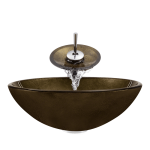 637 Foil Undertone Glass Vessel Sink