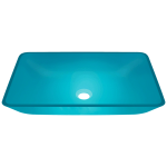640-Turquoise Colored Vessel Sink