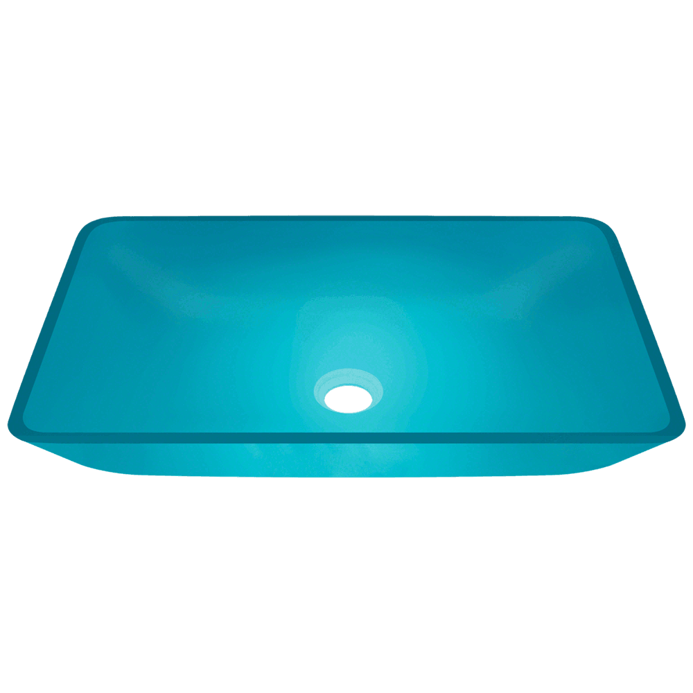 640-Turquoise Colored Vessel Sink