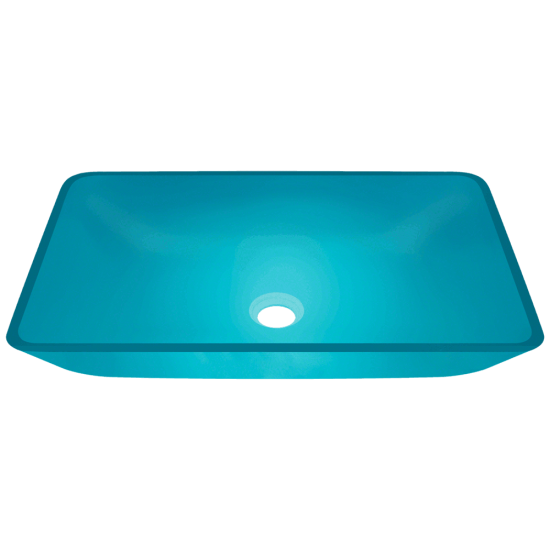 640-Turquoise Colored Vessel Sink