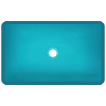 640-Turquoise Colored Vessel Sink